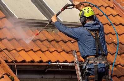 Démoussage et hydrofuge de toiture aux Mollettes